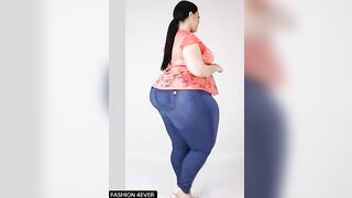 Plus Size Sexy Tight Jeans Bodysuit Try On Haul #plussize #lingerie #tryonhaul