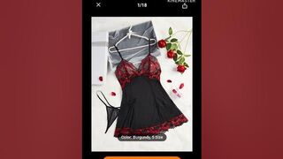 QUICK TEMU VALENTINE'S LINGERIE TRY-ON???? #beauty #fashion #temu #fyp #shorts