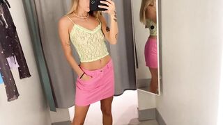 See through Try On Haul style fitting room