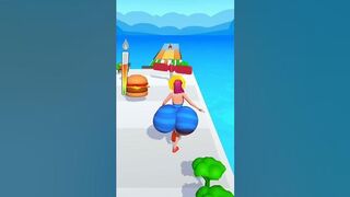 TWERK RACE 3D RACING GAMEPLAY #3 #shorts #gaming #ytshorts