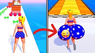 Twerk Race 3D-Running Game (Level 148) | Twerk Race Game#viral #trending#funny #funnyvideo