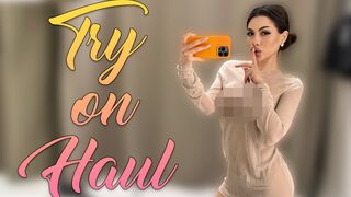 [4K] Transparent Try-on Haul with Lola | See Through Haul