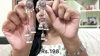 Jewellery try on Haul below ₹199 ????|| Telugu lo ????