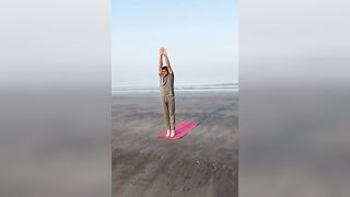 Tadasana (mountain pose) #yoga #youtubeshorts #shorts