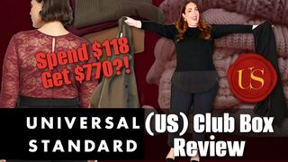 Universal Standard US Club Box Review | Try On Haul