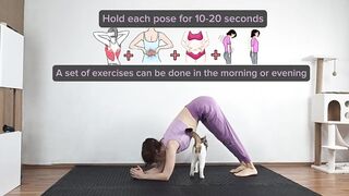 Flexible healthy back #yoga