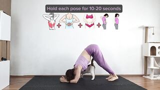 Flexible healthy back #yoga