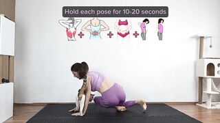 Flexible healthy back #yoga