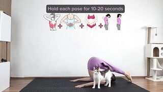 Flexible healthy back #yoga