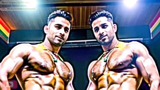 A VIP Gay Male Bodybuilders Leopard Print Bikini Pool Party In Lahore