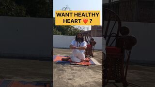 हृदय के लिए योग टिप्स/Yoga Tips For Heart #viral #shorts #heart #heartpatients #babaramdev #yogatips