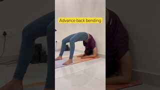 Advanced backbending drills|hatha yoga |weightloss |spine health #ytt #trending#trendingshorts#yoga