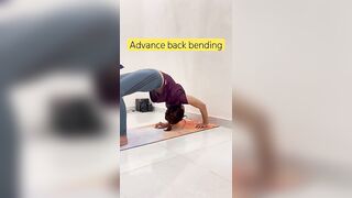 Advanced backbending drills|hatha yoga |weightloss |spine health #ytt #trending#trendingshorts#yoga