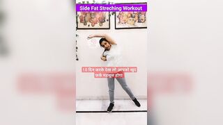 Side fat Stretching exercises #weightloss #exercise #fatloss #runatalks #youtubecreator