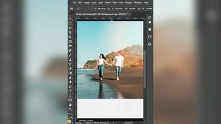 Scale Photos Without Ugly Stretching in Photoshop! #shorts