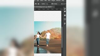 Scale Photos Without Ugly Stretching in Photoshop! #shorts