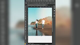 Scale Photos Without Ugly Stretching in Photoshop! #shorts