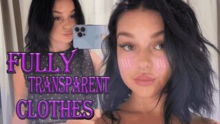 Slaying in See-Through: Transparent Evening Wear I Try on Haul with Model