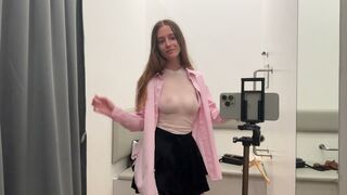 See Through Try On Haul Transparent Lingerie and Clothes Try On Haul At The