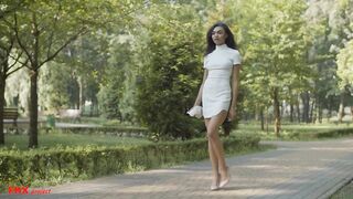 ASMR Visual - High Heels - Women walking - Try on haul - Fashion 2024 model Emie - FHXproject