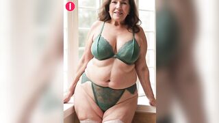 Natural Older Women Over 75 ???? Classic Lingerie Fashion ⭐️ 27