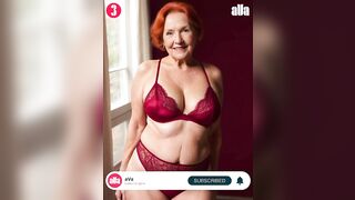 Natural Older Women Over 75 ???? Classic Lingerie Fashion ⭐️ 27