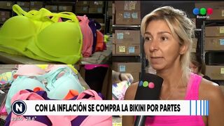 Con la inflación se compran bikinis por partes - Telefe Rosario