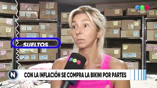 Con la inflación se compran bikinis por partes - Telefe Rosario