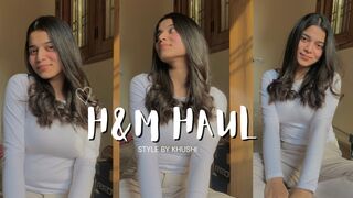 ||H&M TRY ON HAUL||Style by Khushi | H&M | Beauty | Fashion