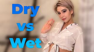 Transparent Try-on Haul | Dry vs Wet with Maria (2024)