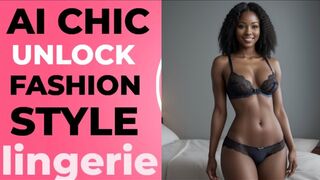 AI CHIC'S beauty in lingerie #blackgirlmagic #BlackGirlsFashion