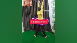 spinal exercise#spinalmobility #spinalyoga#yoga #shorts #ytshorts #reels #yogaqueen #devangilalwani