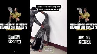 Rubi Rose Shows Off How Flexible She Really Is (HD) Amazing Technique