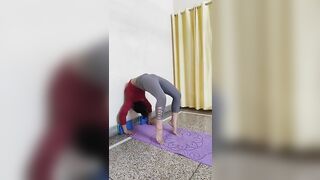 BACKBENDING TECHNIQUE ????️????‍♀️????#yogamotivation #homeworkout #yogaexercise #yoga