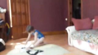 Girl Gymnast Victoria - shows Stretching and Flexibility to music /15.07.2023/