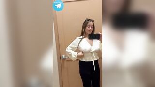 Dressing Room Try On Transparent Tops #youtube #beauty #instavideo #subscribe #popular #fyp #girl