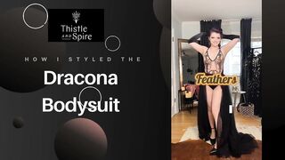 Transparent Sheer Lingerie Try On and Styling Compilation: Medusa Bra and Panty and Dracona Bodysuit