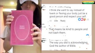 Netizens nag-react sa video ni Cassy Legaspi na nagtangkang mag-twerk tapos nagpapakita ng Bibliya