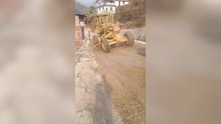 Grader mixing base || Flexible pavement