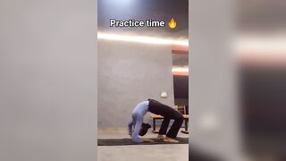 practice time ????#yogapractice #youtubeshort #trendingvideo #shivshakti #likeforlikes #likes #yoga