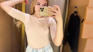 Braless Try on Haul with Alice | Transparent Clothes