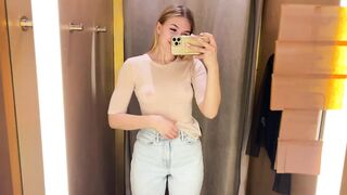 Braless Try on Haul with Alice | Transparent Clothes