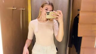 Braless Try on Haul with Alice | Transparent Clothes