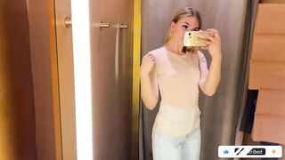 Braless Try on Haul with Alice | Transparent Clothes