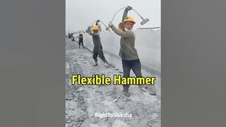 Flexible Hammer ???????? #construction #amazingfacts #building #civilengineering #knowledge #fact