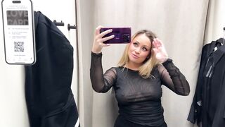 SEE THROUGH TRY ON HAUL | TRANSPARENT CLOTHES | try on haul at the mall