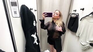 SEE THROUGH TRY ON HAUL | TRANSPARENT CLOTHES | try on haul at the mall