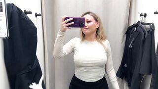 SEE THROUGH TRY ON HAUL | TRANSPARENT CLOTHES | try on haul at the mall