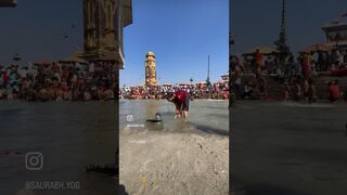 Ganga Snan Har Ki Pauri Haridwar???????? || Saurabhyog #viral #yoga #youtubeshorts #haridwar