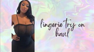 TRANSPARENT lingerie TRYON haul